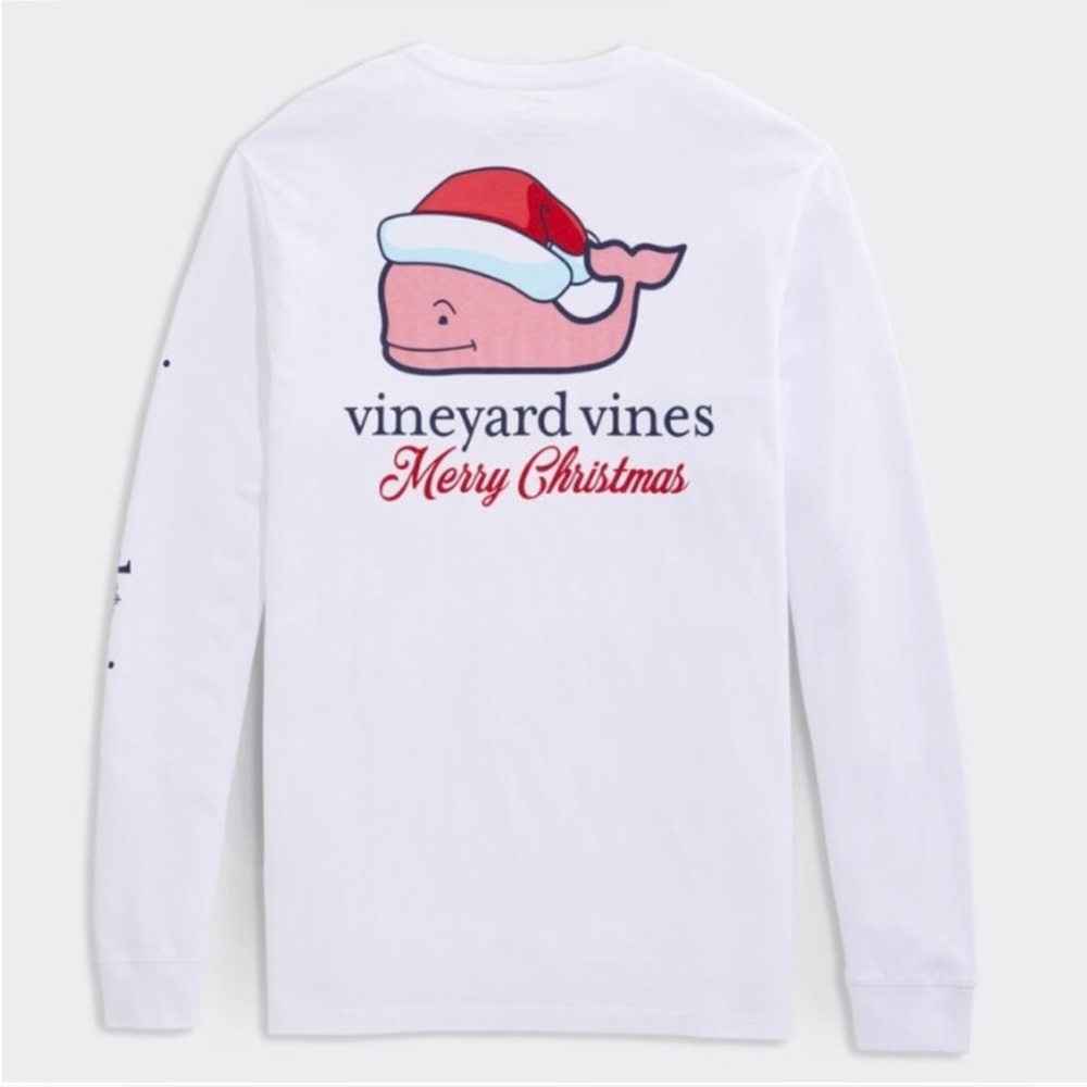 NWT Vineyard Vines Classic 2020 White Christmas Long Sleeve